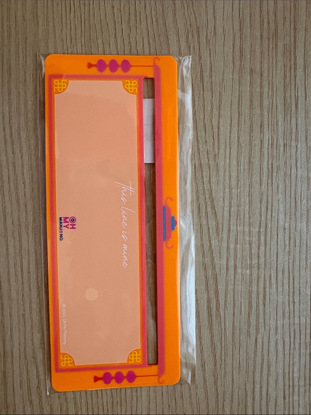 New in Packaging Oh My Mahjong Orange & Pink Line Finder